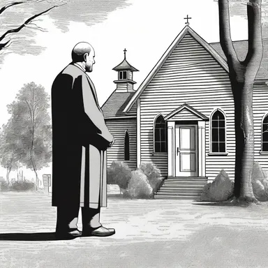 After committing a grave sin, the devout believer sought severance from their church community as an act of repentance.