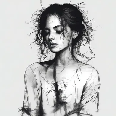 Heartbroken, she yearned for severance from her ex-lover, hoping to find solace in the depths of her own solitude.