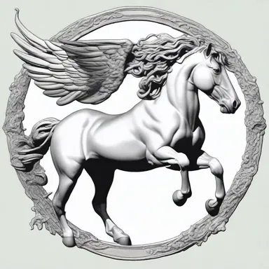 In Greek mythology, the severance of Medusa's head led to the birth of the winged horse Pegasus.