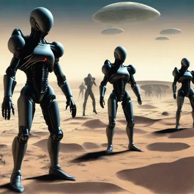 In the science fiction novel, all earthlings were conscripts in a galactic war against alien beings.