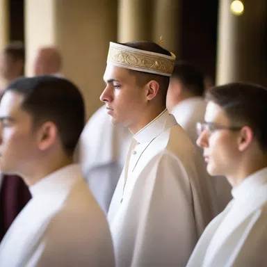 In some religious orders, young men are conscripted to serve as priests.