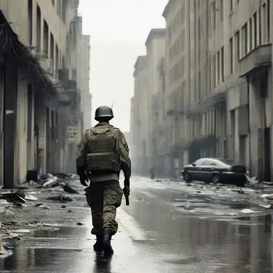 The author's novel depicts a dystopian society where citizens are conscripted into military service.