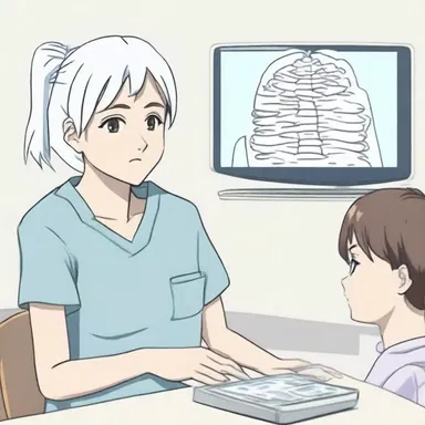 The patient was watching an anime series to distract themselves from the pain.