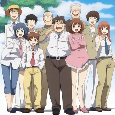The characters in the comedy anime were uproariously funny, making me laugh non-stop.