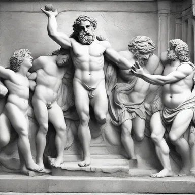 The mischievous god in Greek mythology pulled a prank on the other gods, causing them to laugh uproariously.