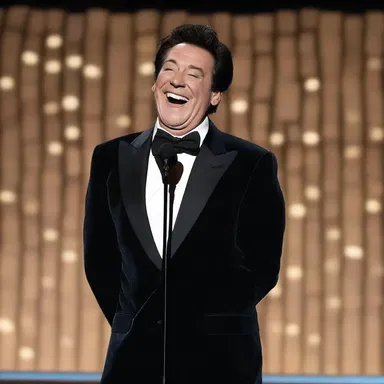 The comedian told an uproariously funny joke, leaving the audience in fits of laughter.