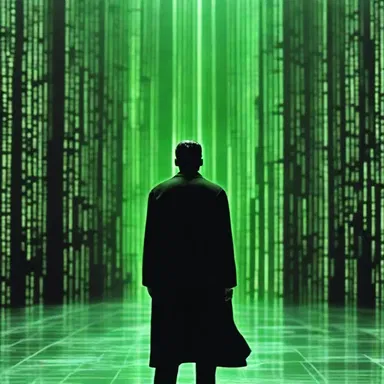 In the movie 'The Matrix', the protagonist embarks on a mystic journey to uncover the true nature of reality.