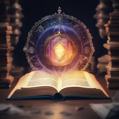 The book delves into a mystic world where magic and advanced technology coexist.