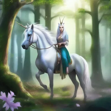 In the mystical land of Eluria, unicorns roamed freely and wizards practiced their mystic arts.