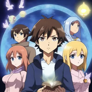 In the anime series, the protagonist discovers they have hidden mystic powers that allow them to communicate with supernatural beings.