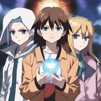 In the anime series, the protagonist discovers they have hidden mystic powers that allow them to communicate with supernatural beings.