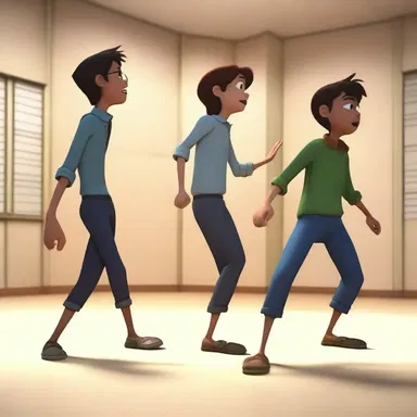 The director had to regulate the animation frames to create realistic movements for the characters.