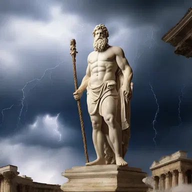 The ancient Greeks believed that Zeus regulated the weather and controlled the elements.