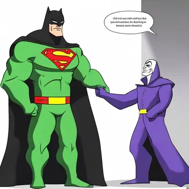 In the cartoon, the villain's flaw of underestimating the hero always leads to his defeat.