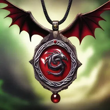In the mystical world of dragons and wizards, the enchanted amulet contained a flaw that could be exploited by evil forces.