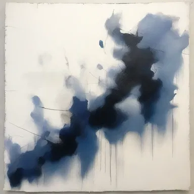 The artist decided to flaw the painting with a small smudge, adding a sense of imperfection and depth to the piece.