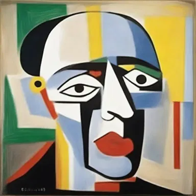 The artist Picasso has a unique style that has verbified his name to mean creating abstract and nonrealistic artwork.