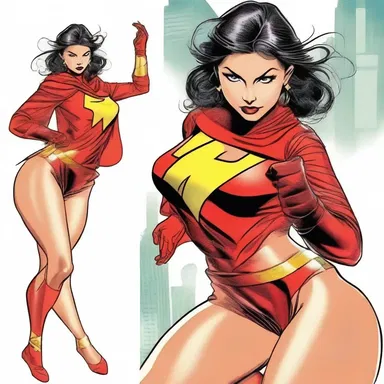 She is not only a professional dancer, but also an extraordinaire crimefighter in the world of comics.