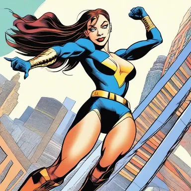 She is not only a professional dancer, but also an extraordinaire crimefighter in the world of comics.