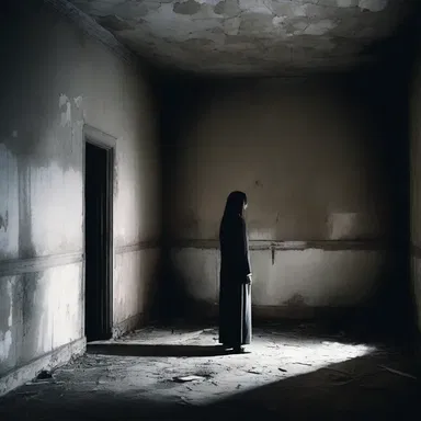 As the protagonist entered the haunted house, she noticed a graticule of faint shadows cast by unseen figures on the walls.