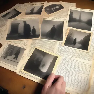 The detective studied the old crime scene photos, scrutinizing the graticule on the photographs for any hidden clues or patterns.