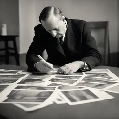 The detective studied the old crime scene photos, scrutinizing the graticule on the photographs for any hidden clues or patterns.