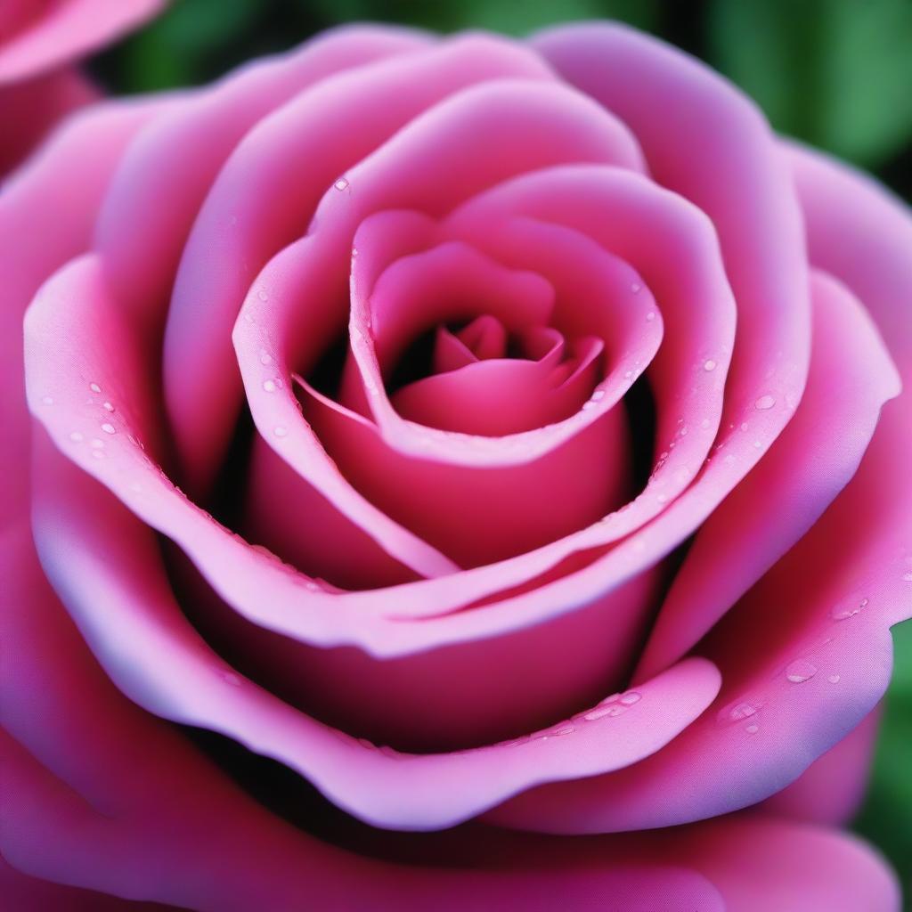 Una imagen digital de alta calidad que muestra una rosa única y hermosa