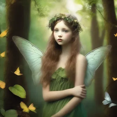 Amidst the mystical forest, the fairies communicated in inaudible whispers, their voices blending with the gentle rustling of the leaves.