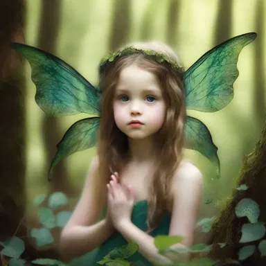 Amidst the mystical forest, the fairies communicated in inaudible whispers, their voices blending with the gentle rustling of the leaves.