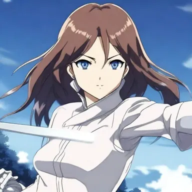 In the anime series 'Fencer of Moonlight', the protagonist wields a powerful fencing sword to defeat her enemies.