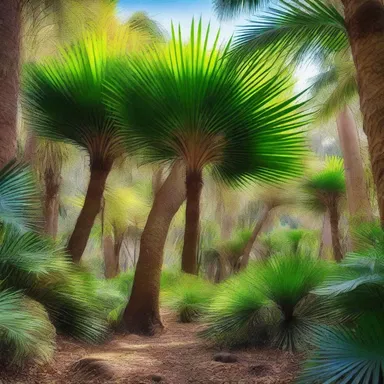 In the magical realm of Eldoria, the talipot palm trees grew abundantly, their gigantic leaves serving as enchanted shields for the woodland creatures.