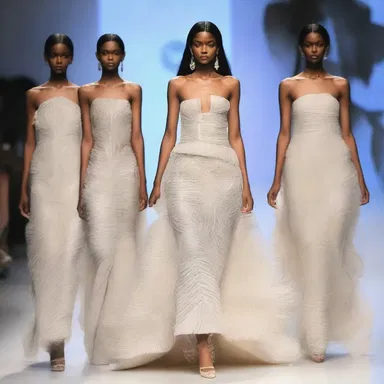 The renowned fashion designer incorporated delicate talipot palm strips into her latest collection, creating stunning dresses that flowed like poetry on the runway.