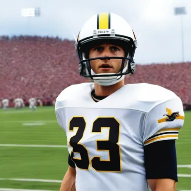 In the football movie, the signal caller led his team to victory with his impressive offensive play calling.