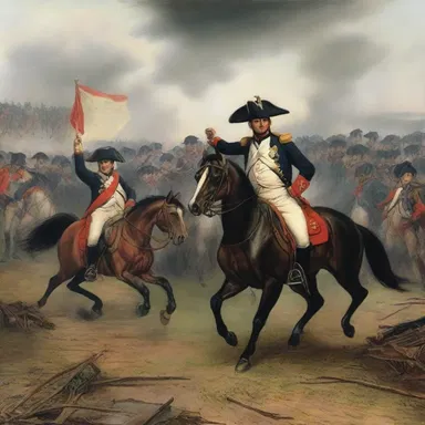 The decisive Battle of Waterloo marked the end of Napoleon's reign.