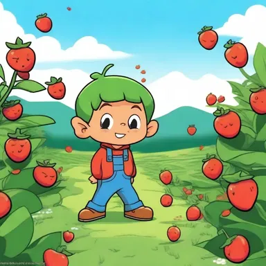 In the animated series, the mischievous character stumbled upon a field of redberry bushes and could not resist tasting one.
