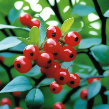 The film's opening scene featured a close-up shot of a redberry bush, symbolizing danger and suspense.