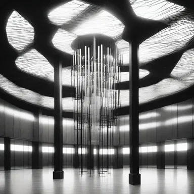 In the avant-garde building design, the architect incorporated an armature system that generated electricity by exploiting the movement of the structure within a magnetic field.