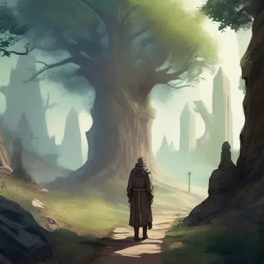In the fantasy world, the protagonist embarks on a quest to uncover their genealogic origins and fulfill their destiny.