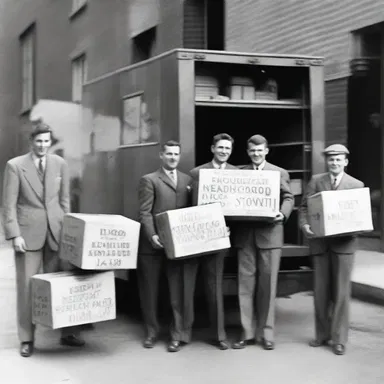 During World War II, the moving company played a crucial role in relocating families and businesses affected by the war.
