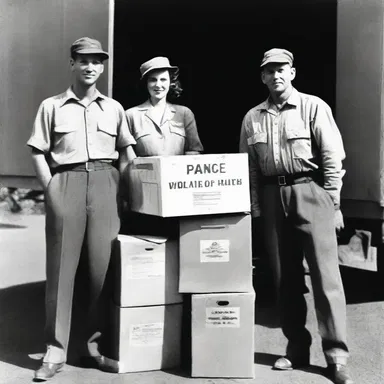 During World War II, the moving company played a crucial role in relocating families and businesses affected by the war.
