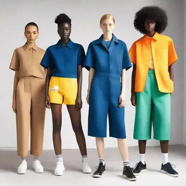 The fashion designer collaborated with a moving company to create a collection inspired by the uniforms and clothing worn by movers.