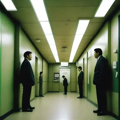 In the movie 'Parasite,' the director masterfully uses vertical spaces to symbolize the stark contrast between social classes.