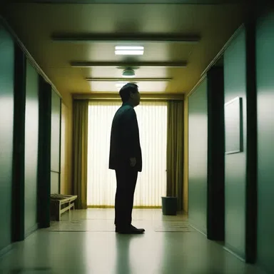 In the movie 'Parasite,' the director masterfully uses vertical spaces to symbolize the stark contrast between social classes.