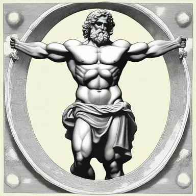 In Greek mythology, Atlas held the world on his vertical shoulders.