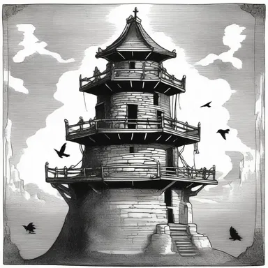 According to ancient myths, the crow's nest was a sacred place where gods would descend from the heavens and bestow wisdom upon mortals.