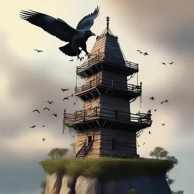 According to ancient myths, the crow's nest was a sacred place where gods would descend from the heavens and bestow wisdom upon mortals.