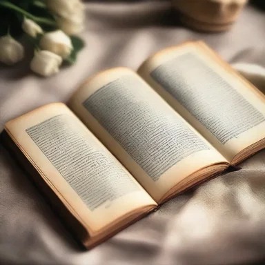 The protagonist in the romantic novel finds an old instruction manual which holds sentimental value, reminding them of a lost love.