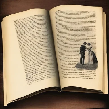 The protagonist in the romantic novel finds an old instruction manual which holds sentimental value, reminding them of a lost love.