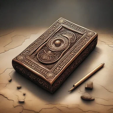 According to the mythology, the gods bestowed an instruction manual upon a chosen mortal to build a divine artifact.