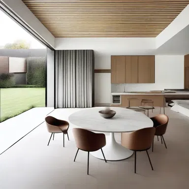 The minimalist design of the house exuded a sense of moral certainty, with its clean lines and carefully chosen furnishings.